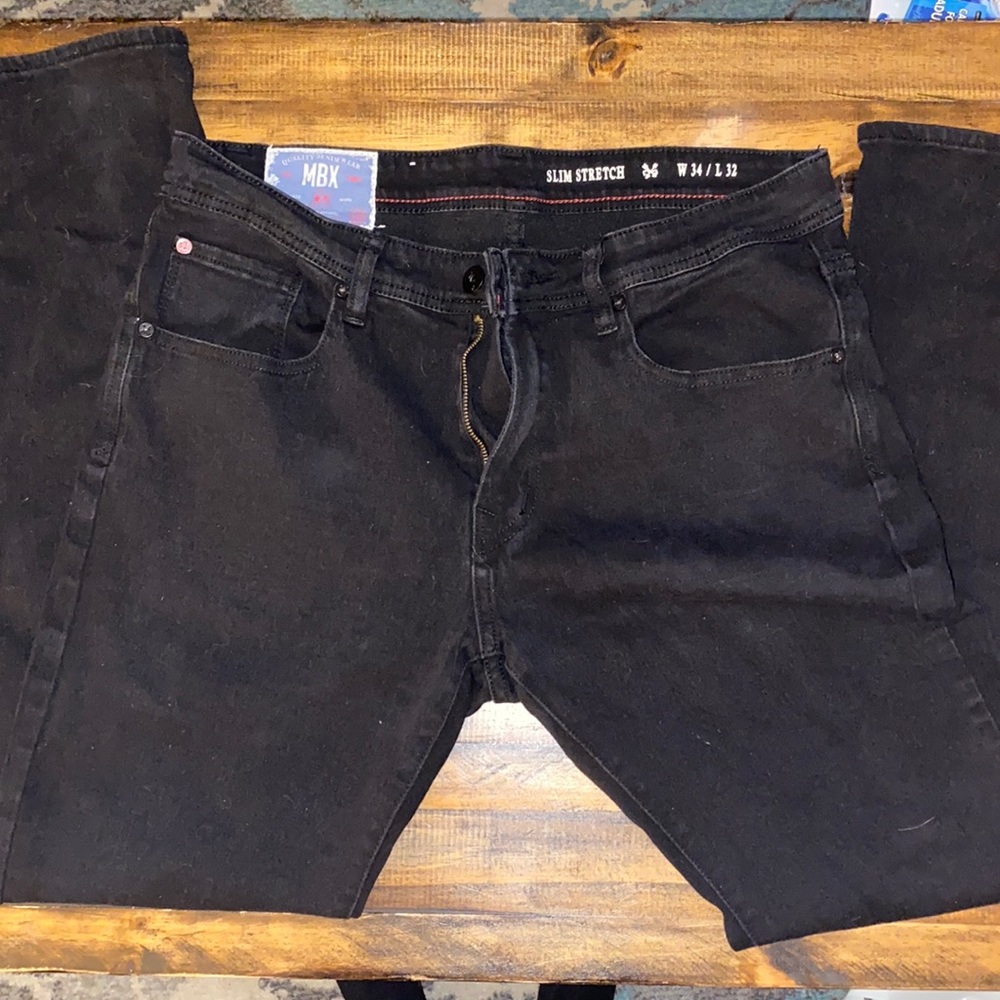 Mens black jeans